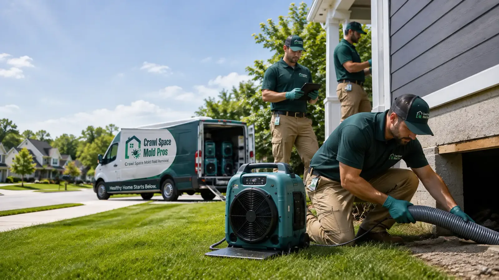 Crawl Space Mold Removal in Mandan, ND